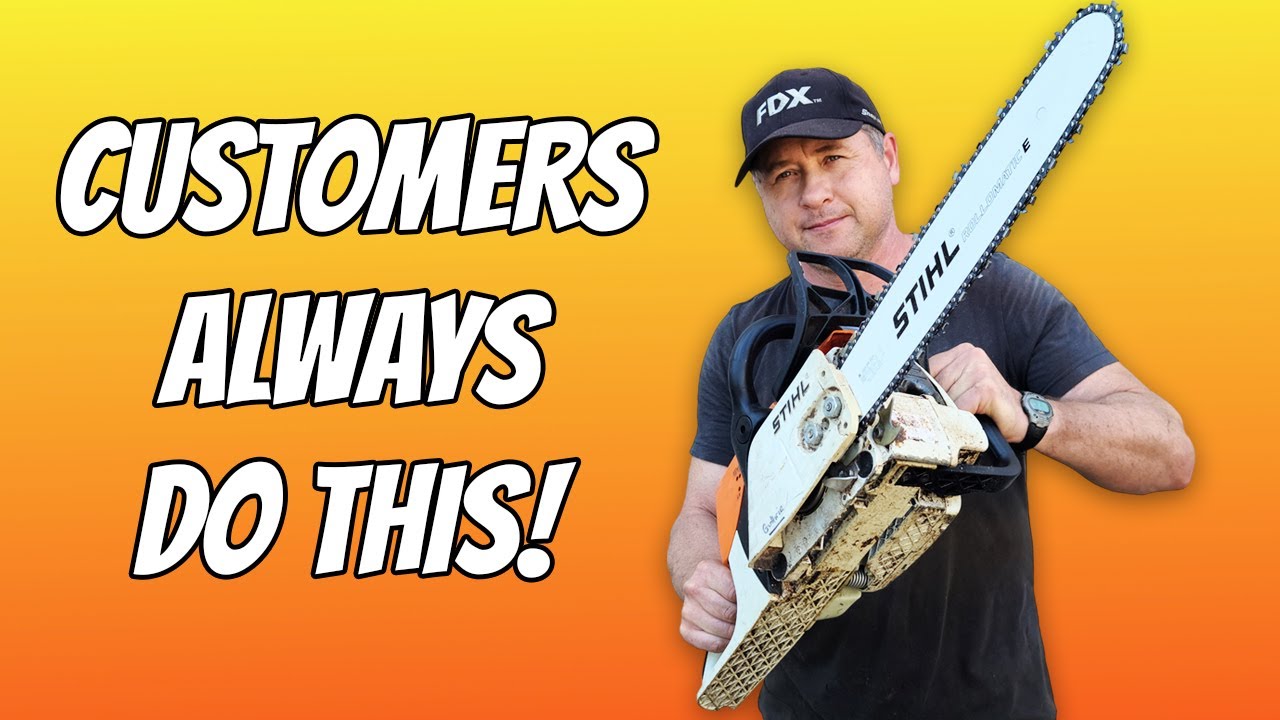 Основная причина, по которой бензопилы Stihl попадают в ремонтную мастерскую!