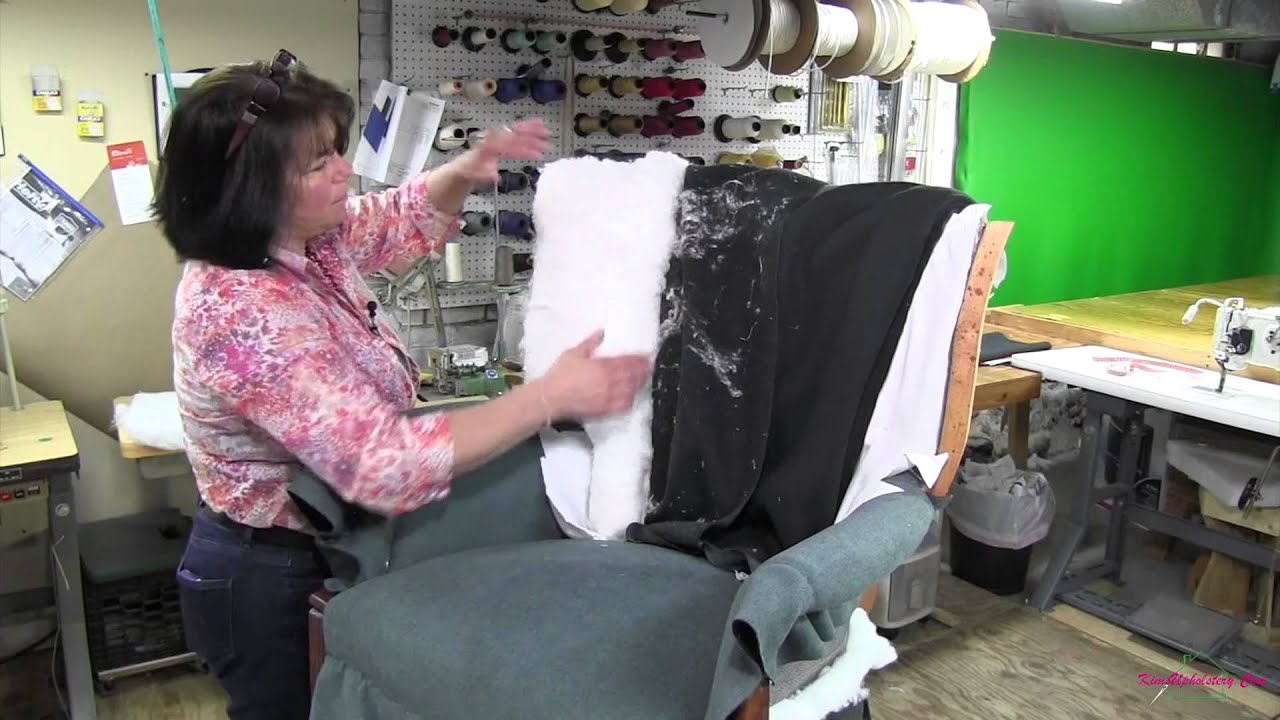 Upholstering A Channel Back Chair Part 4