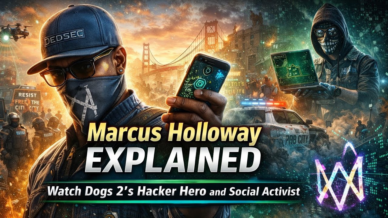 Marcus Holloway EXPLAINED | Watch Dogs 2&rsquo;s Hacker Hero and Social Activist