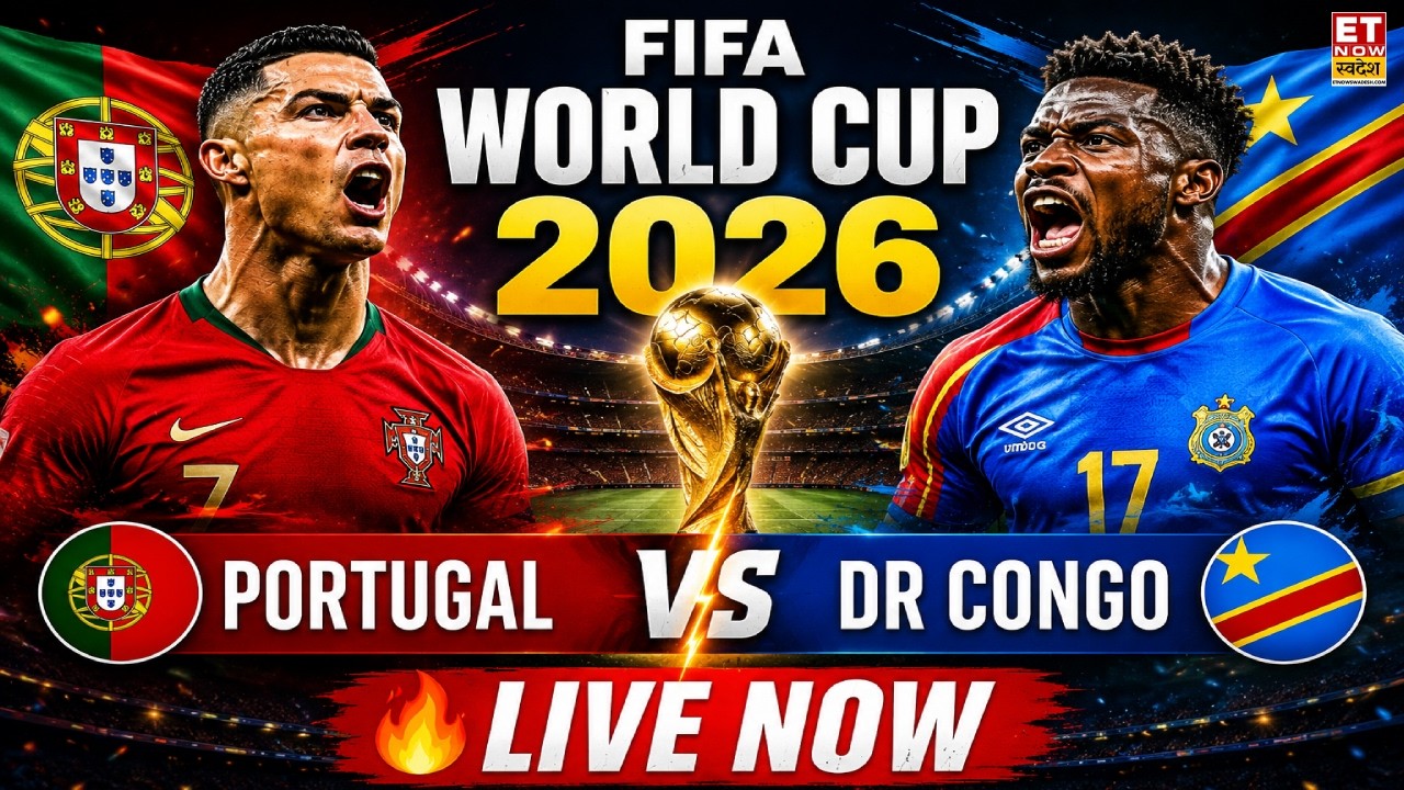FIFA WORLD CUP 2026 LIVE: Portugal VS DR Congo |  Full Match All Goals | Simulation PES