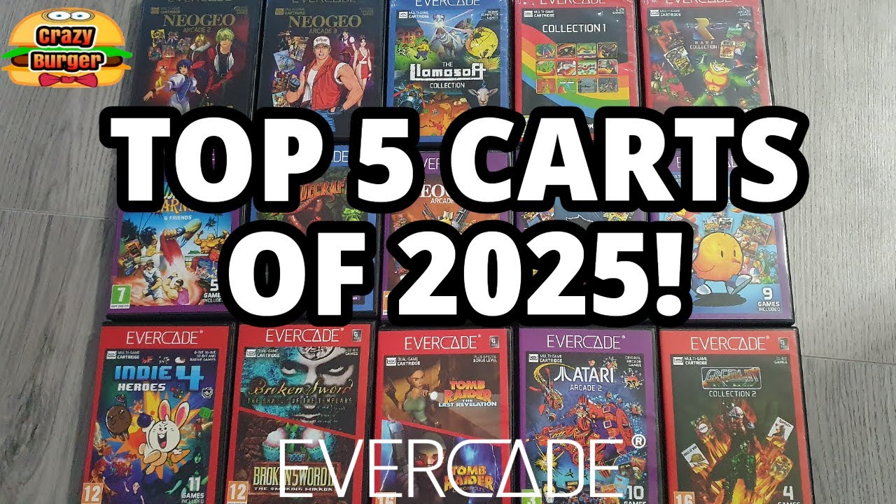 Топ-5 картриджей Evercade 2025 года!