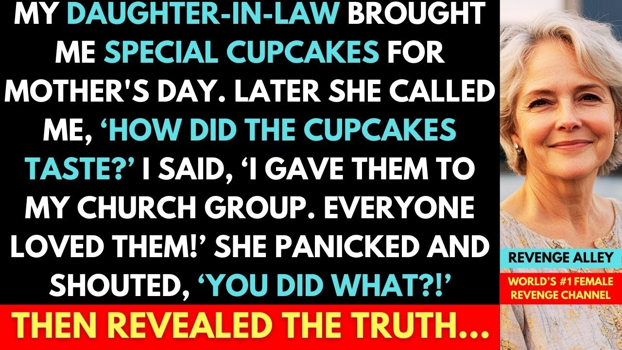 Daughter-In-Law Brought Special Cupcakes For Mother's Day, But Panicked When I Gave Them To Church…