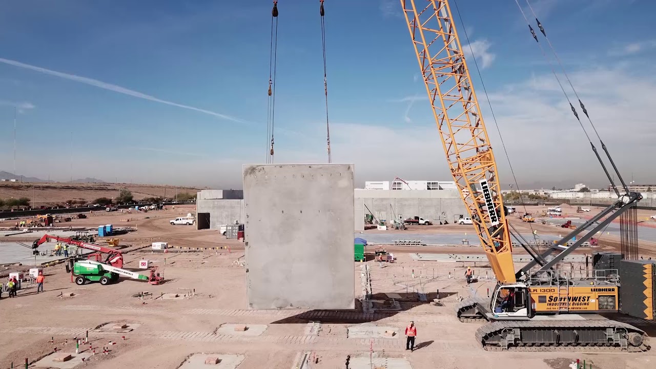 Maricopa County Future Jail Construction: Timelapse and Explanation As Walls Go Up