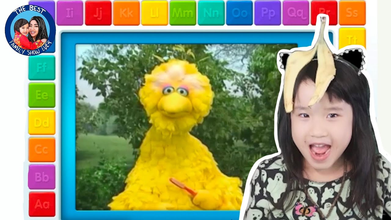 Elmo Loves ABCs full English alphabet walkthrough with Ella and Mommy | Letters and drawings