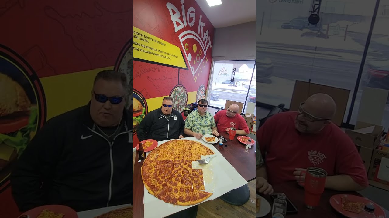 36 inch Pizza Talk #2,  Steelers, Mike McCarthy, the Big Kat himself #midlandpa 
