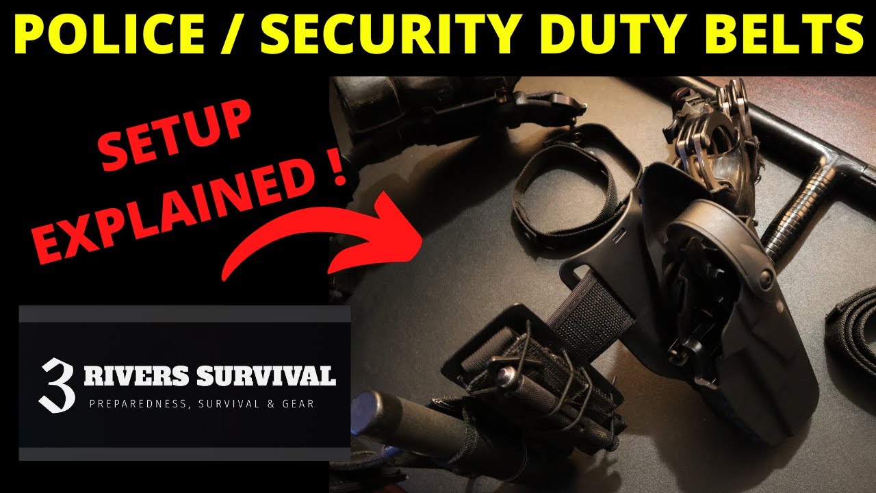 Police / Security Duty Belt Setup, Tips and Explanations
