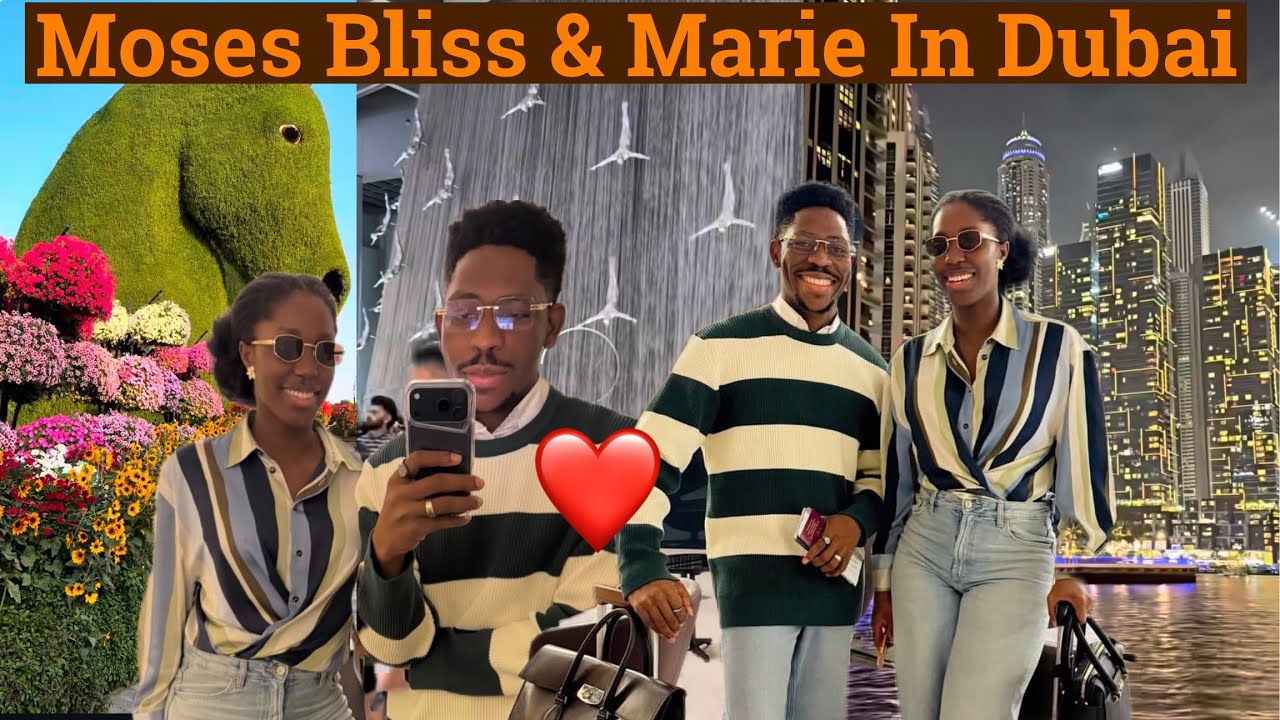 Moses Bliss & Wife Marie Jet Out To Dubai For His Birthday Celebration 