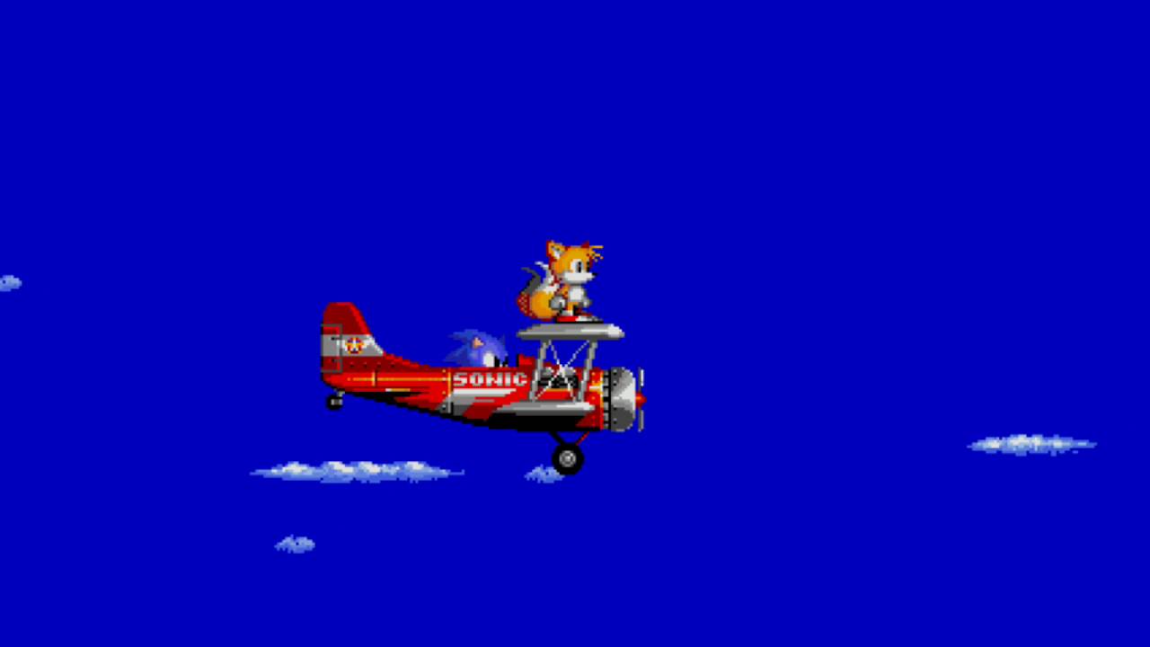 Sonic 2 final boss + good ending (as Tails)