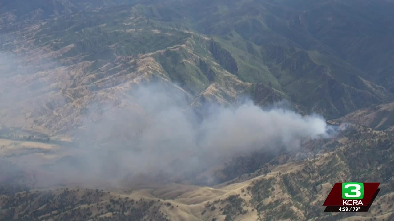 Putah Fire: Hundreds of acres burned near Winters