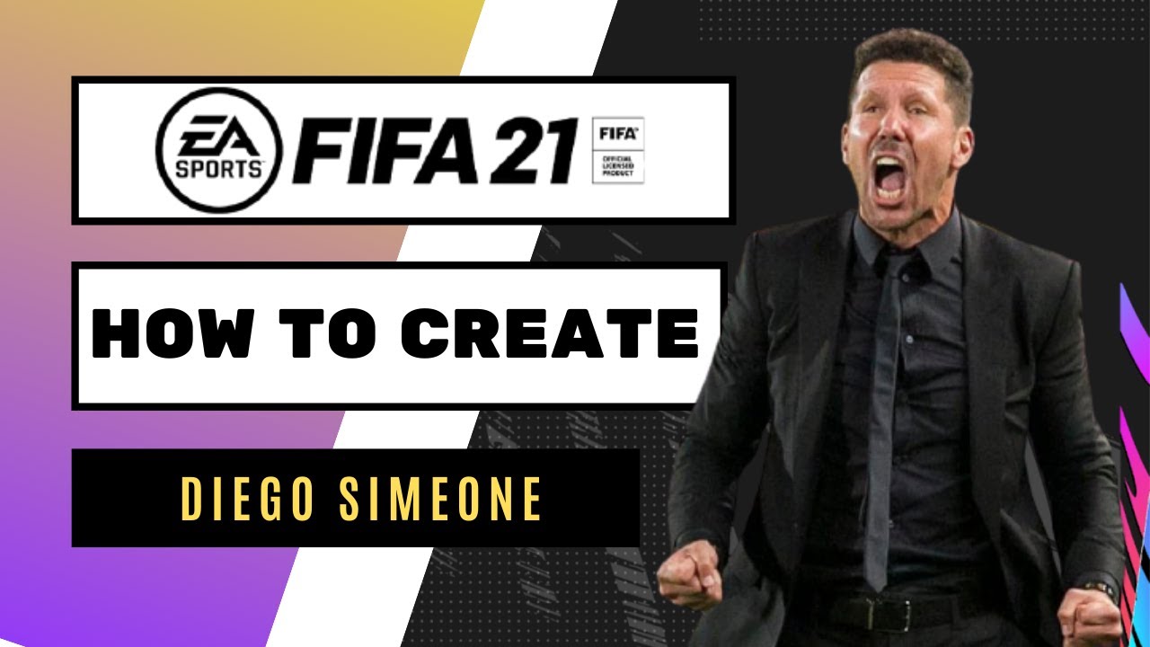 How to Create Diego Simeone - FIFA 21 Lookalike for Career Mode