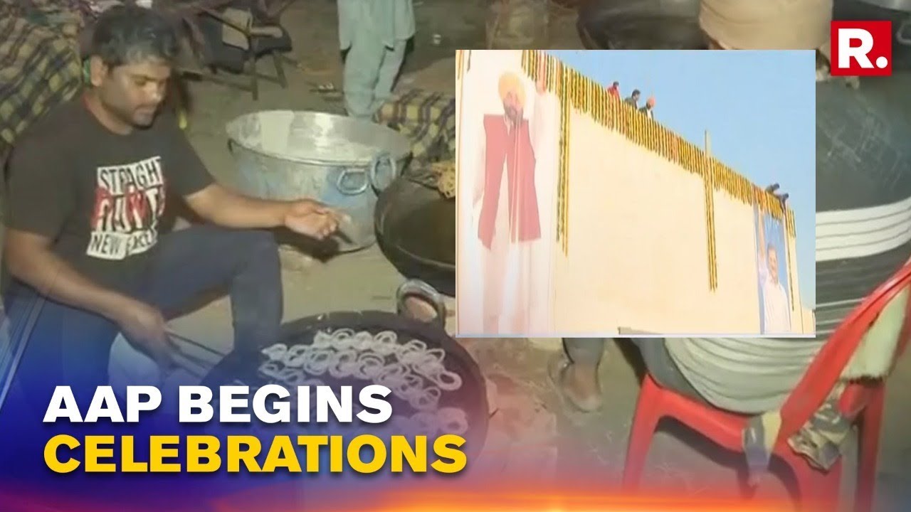 Punjab Elections: AAP Begins Preparations With Hope of Victory At Bhagwant Mann's Residence