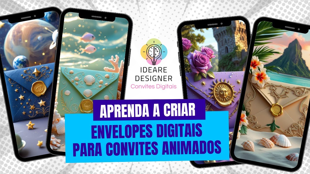 Aprenda a criar envelopes digitais para convites animados