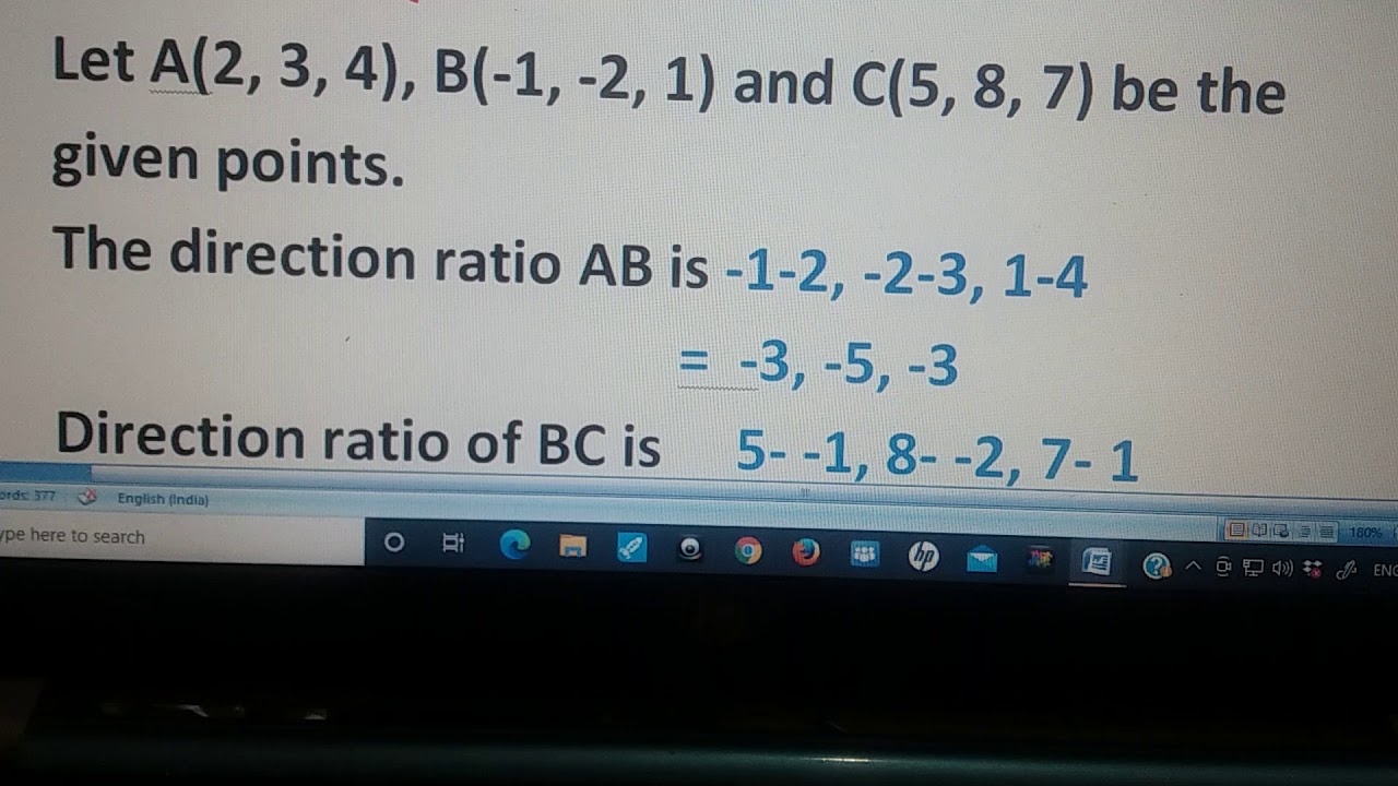 Q 4 Solutions to NCERT Plus Two Text Book Exercise 11.1 in THREE DIMENSIONAL GEOMETRY Q 4