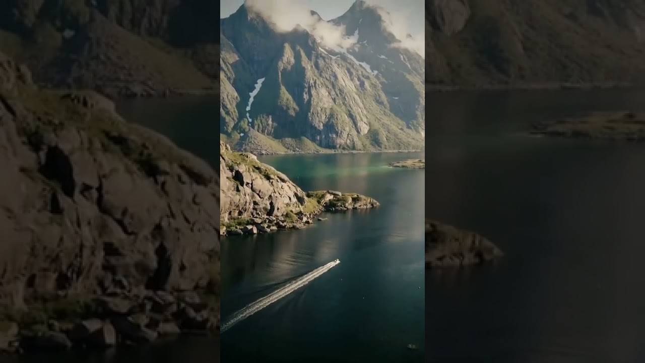 View of mountains with river #river #mountain #nature #view #advanture