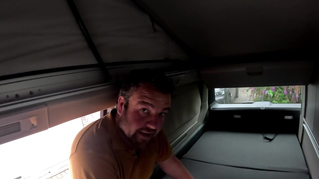 How to make the downstairs bed in the VW California T7 Ocean
