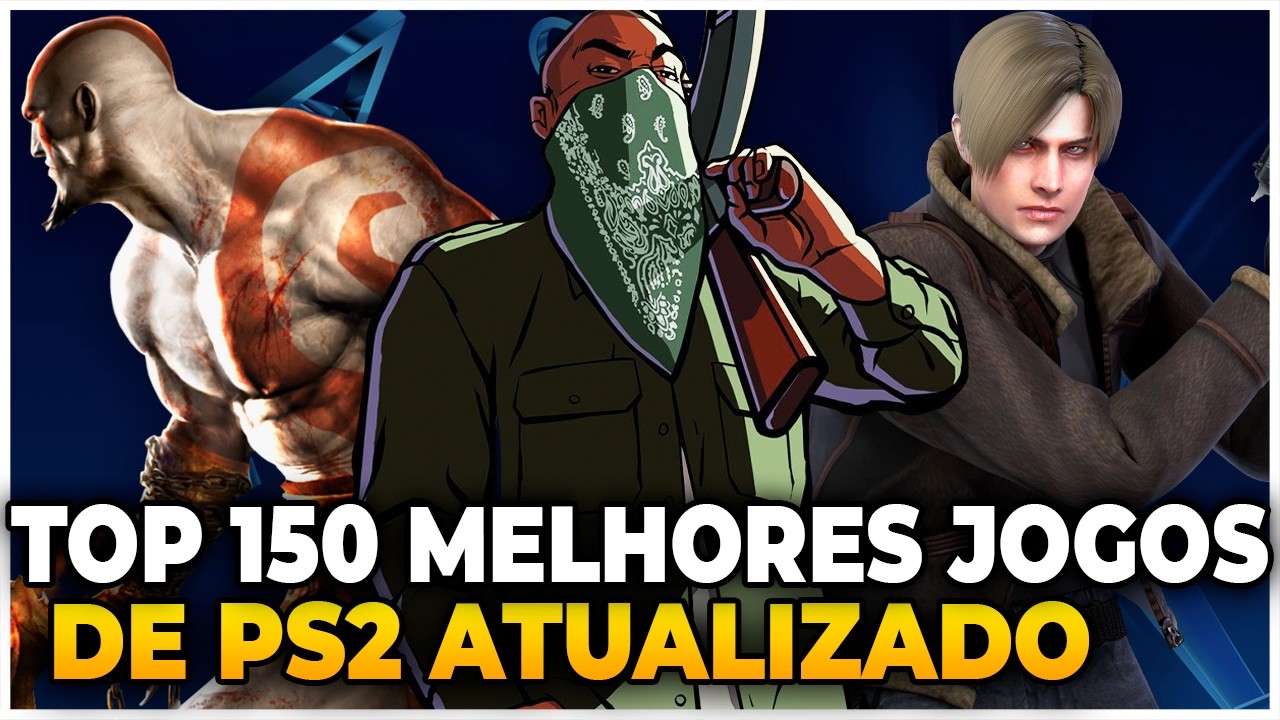 TOP 150 Melhores Jogos De PS2 ATUALIZADO ( V&aacute;rios jogos desconhecidos ) BEST PS2 GAMES 2026