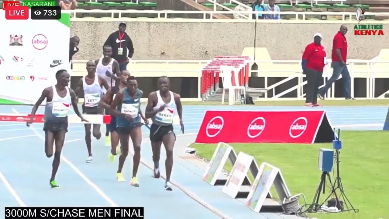 Mens 3000m steeplechase final 🇰🇪 WC Oregon trials 2022🔥🔥🔥 #oregon2022