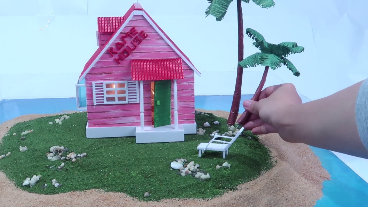 DIY - How To Build Mini House Model From Mini Bricks ( Kame House) Episode 2 [ OUROBOROS Fuho ]