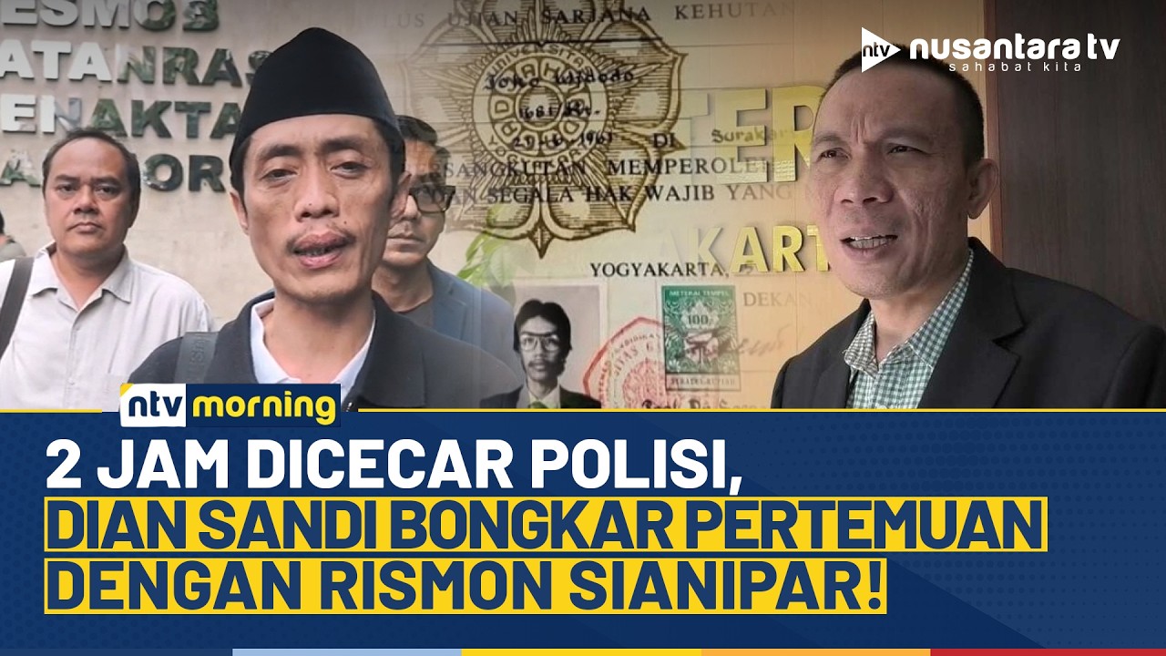Polda Metro Jaya Kembali Periksa Dian Sandi Terkait Unggahan Foto Ijazah Jokowi | NTV MORNING
