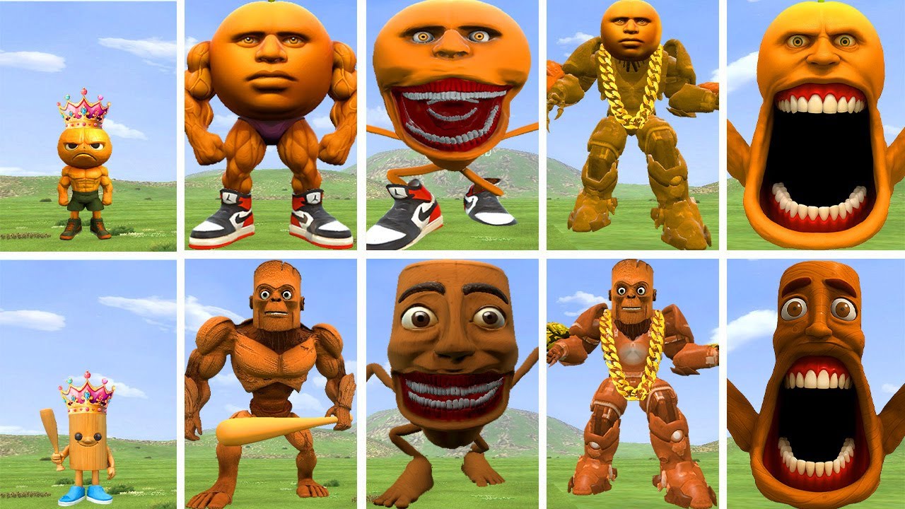 I DISCOVERED NEW EVOLUTIONARY FORMS OF KING ODINDINDUN DINDUN VS KING TUNGTUNG SAHUR IN GARRY'S MOD!