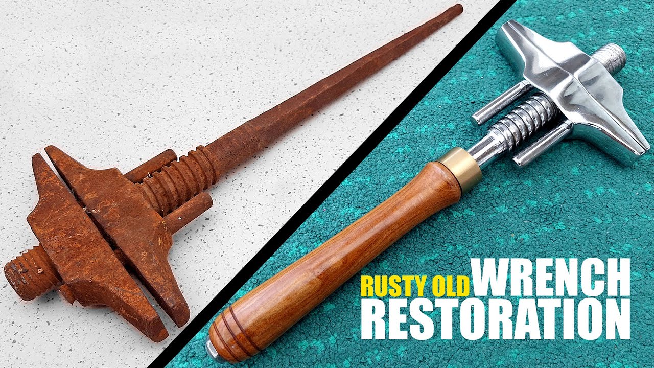 Antique Rusty Wrench Restoration