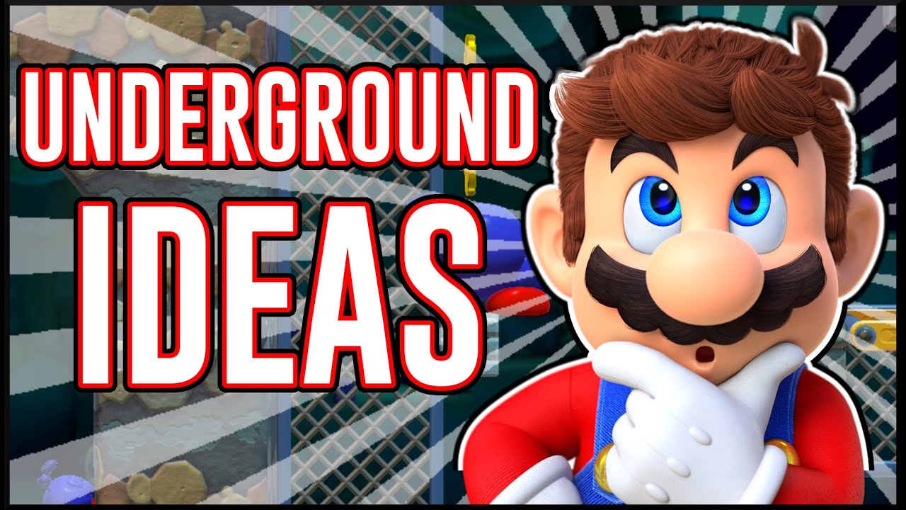 Top 8 Underground Level Ideas in Mario Maker 2!