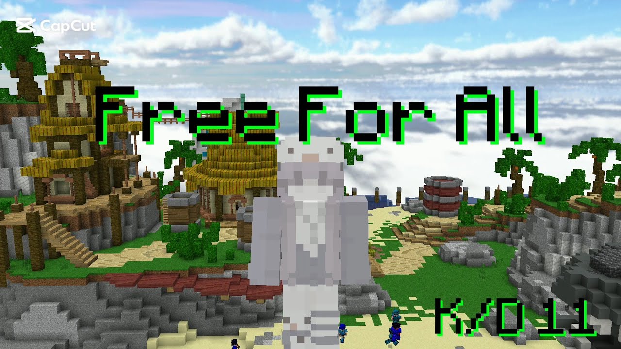Gameplay  CubeCraft F F A, I got K/D 11 !?