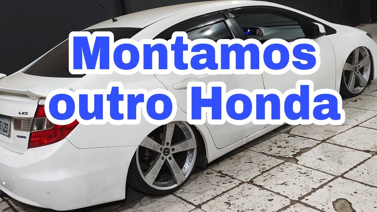 Honda civic * como rebaixar - suspensão a ar