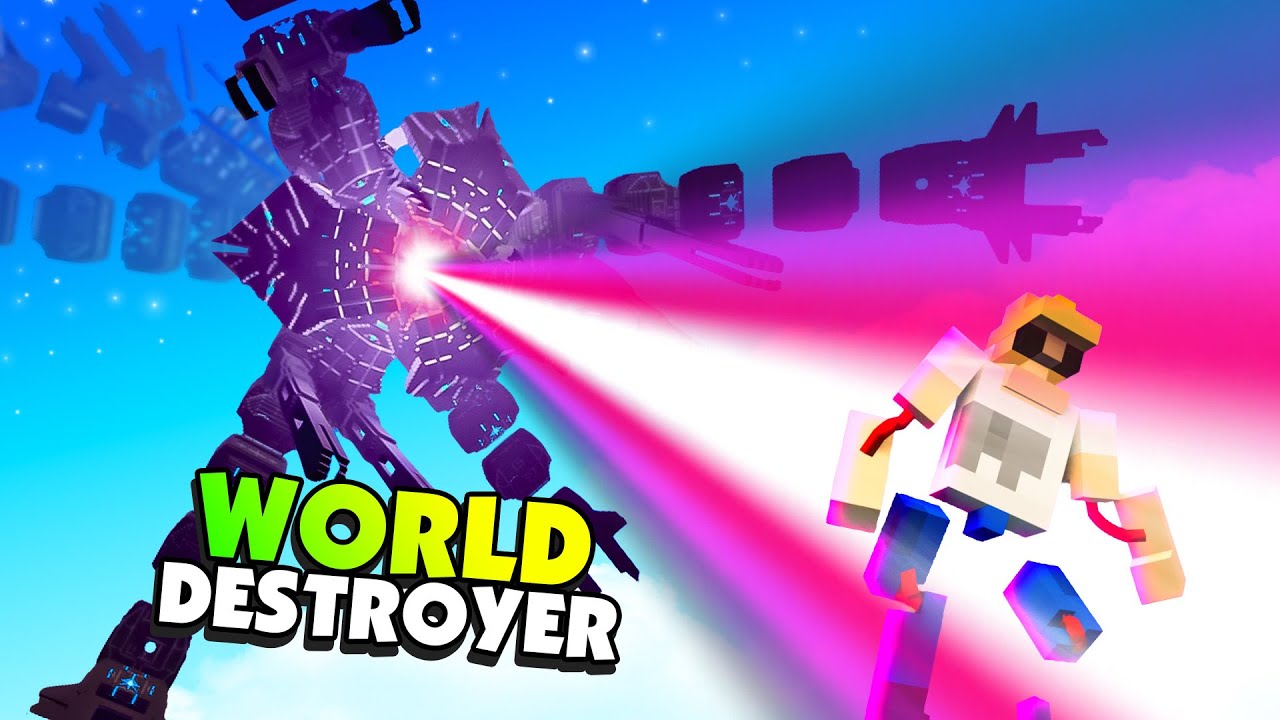When RAGDOLLS Get Fried By The WORLD DESTROYER! - Teardown Mods