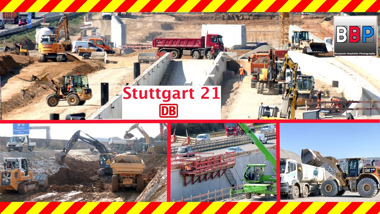 [Update] Stuttgart 21: PFA 1.3a Flughafenanbindung, Stuttgart, Germany, 23.03.2022.