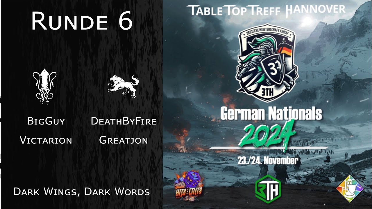 Runde 6 - ASoIaF Deutsche Meisterschaft 24 - BigGuy vs DeathByFire