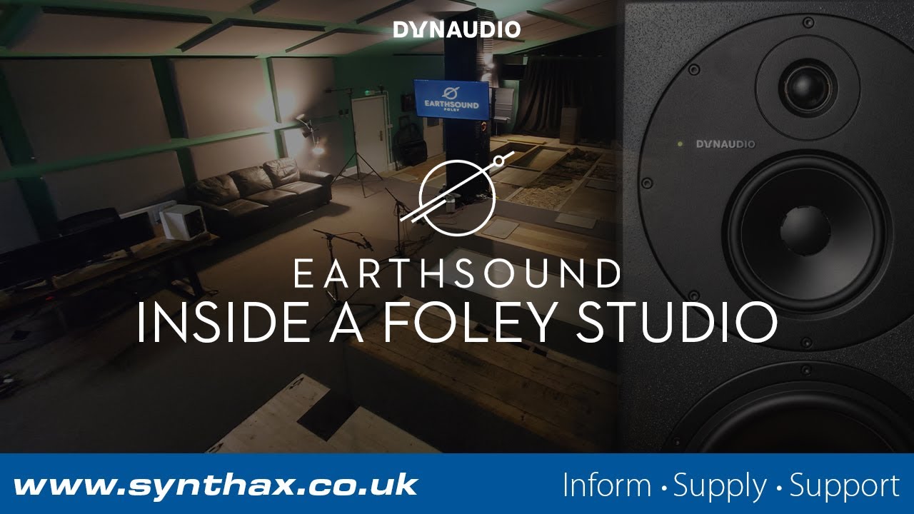 Внутри студии звукозаписи Foley | Earthsound Foley и Dynaudio Core 59