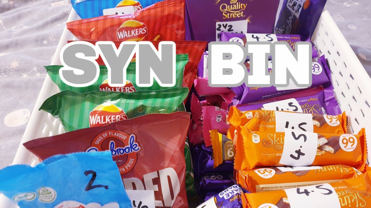 WHAT'S IN MY SYN BIN/ SLIMMING WORLD TREAT TIN?? 🍫 LOW SYN SNACK'S N SWEET TREATS 🍬