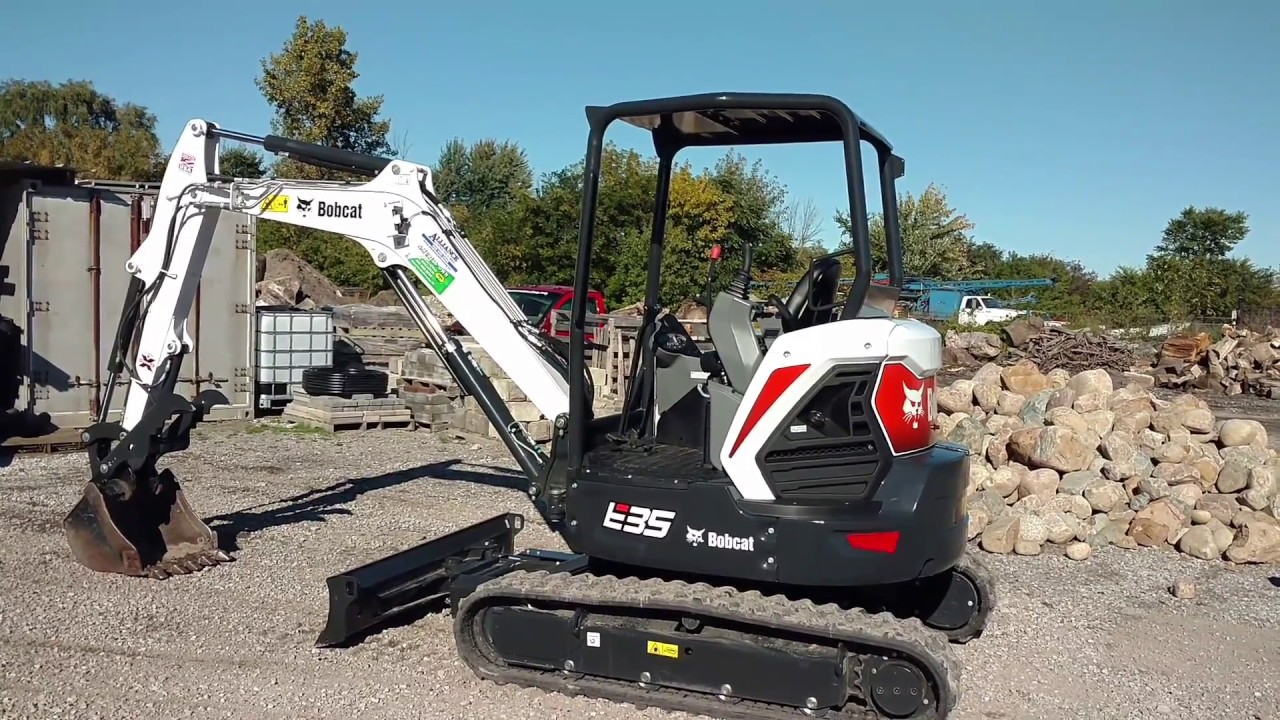 НАШ СОВЕРШЕННО НОВЫЙ мини-экскаватор Bobcat E35i 2018 года!!