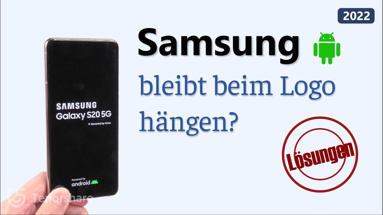 Handy bleibt beim Logo hängen? So beheben! 2025 Samsung handy geht nicht mehr an -Android Reparieren