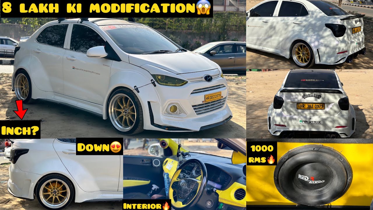 🔥Hyundai Xcent 🔥🔥 India की सबसे खतरनाक taxi😱 full modified😱|| Interior🔥|| loud exhaust😱🔥