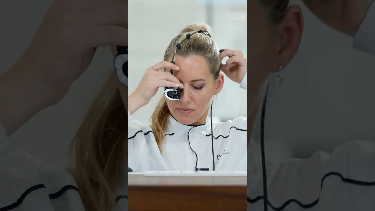 IWC watchmaker Sabrina Herzog assembles the new Pilot's Watch Performance Chronograph 41