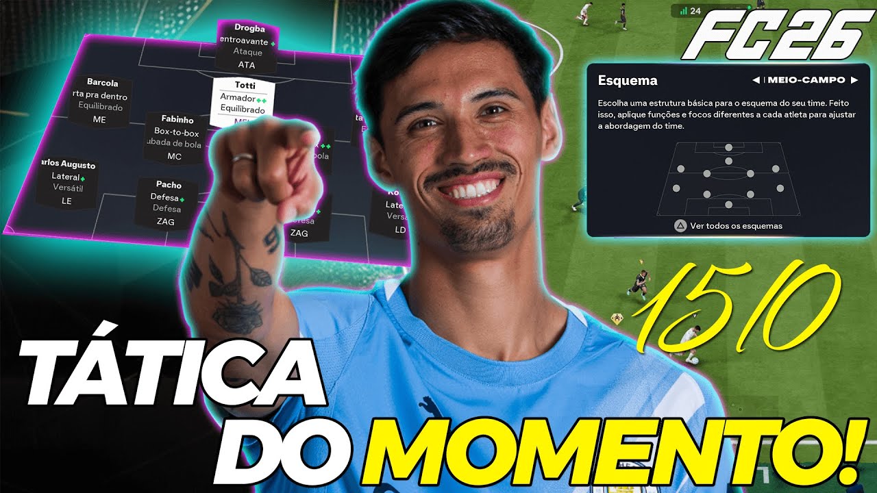 FC 26 | TÁTICA DO MOMENTO 15/0! A Melhor formação 4411 atualizada🔥