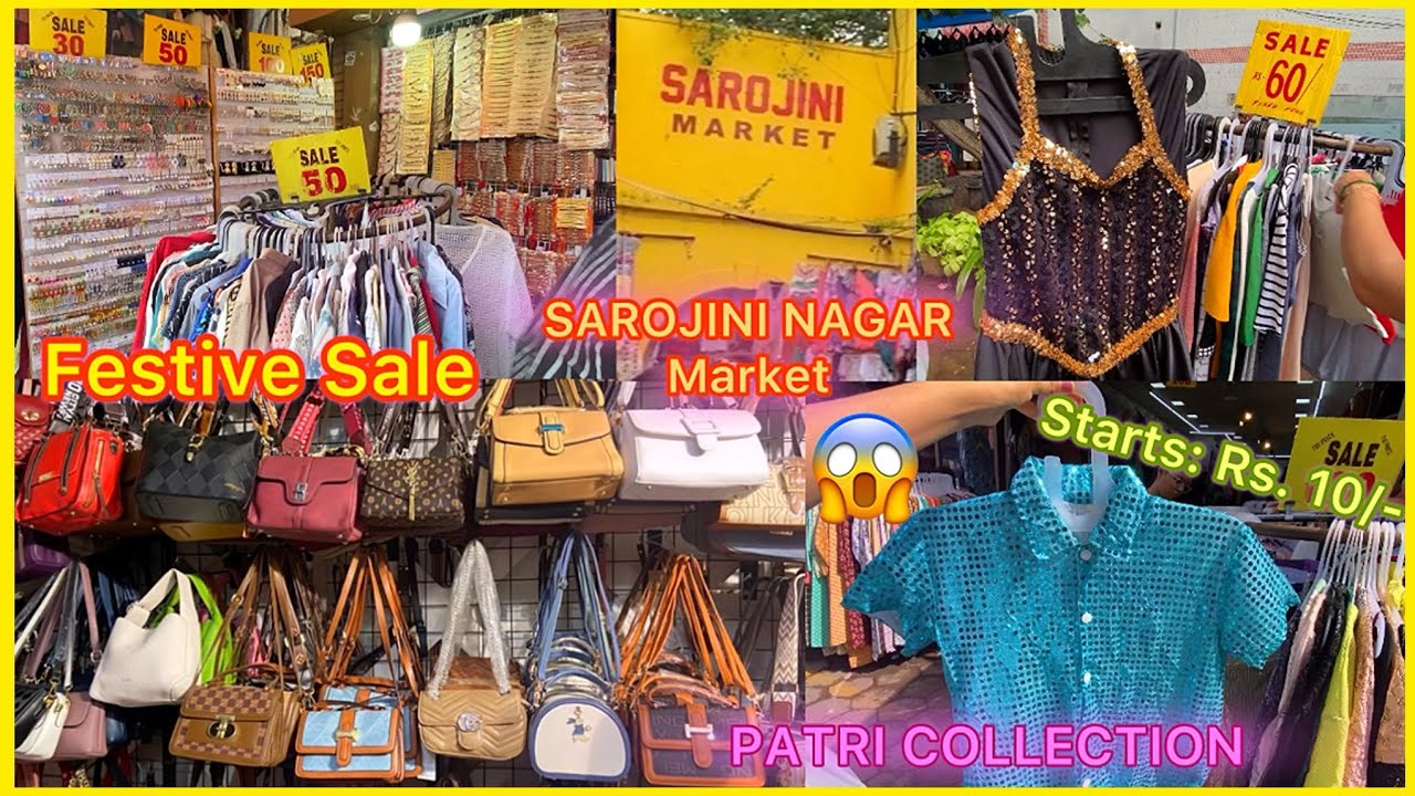 SAROJINI NAGAR MARKET DELHI ✨👀| 🎁Latest New Collection with SHOP NUMBER 😱 | Starting at Rs.10