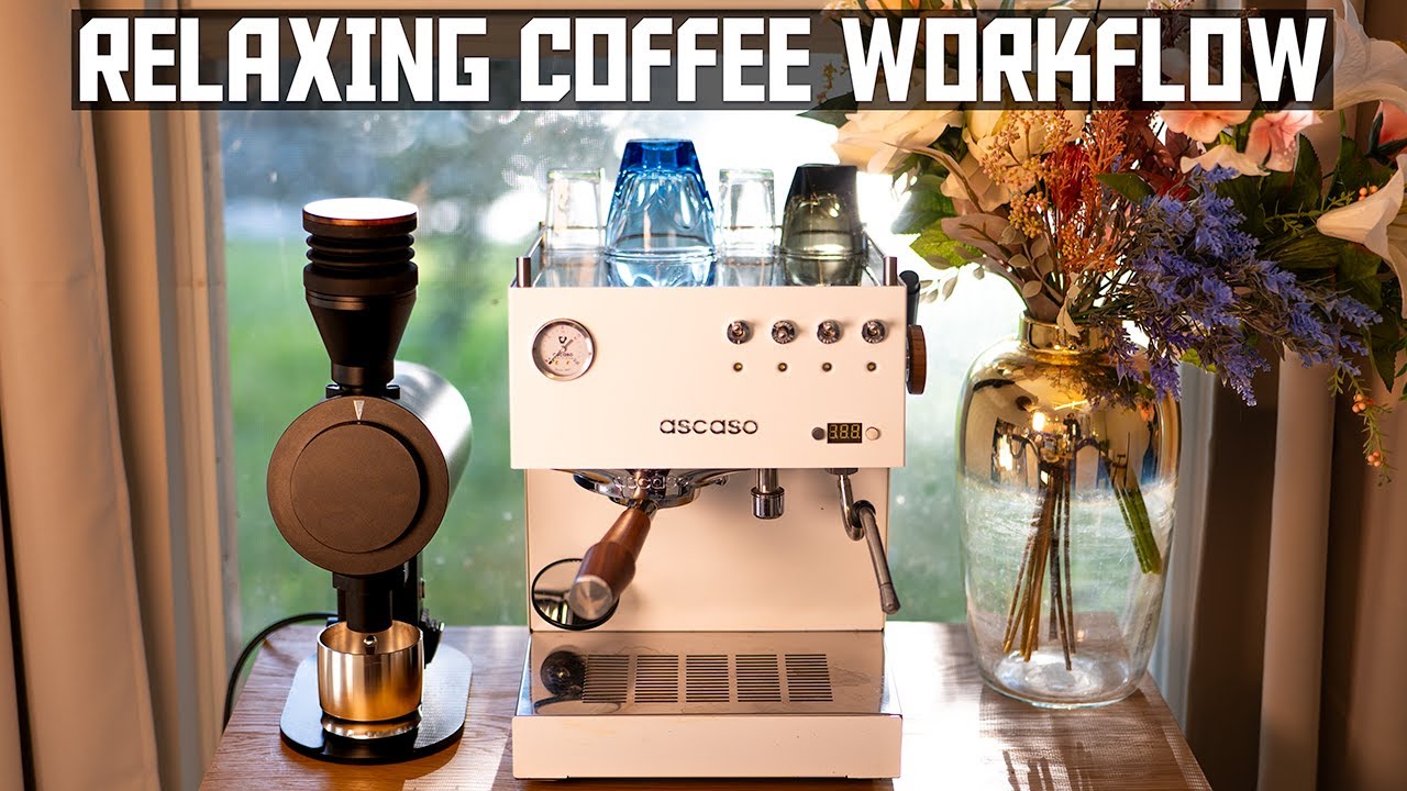 relaxing coffee routine w/ Ascaso ☕️