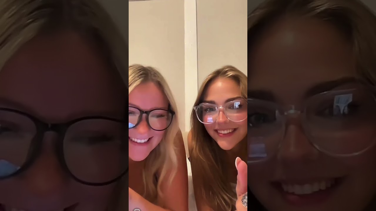 two blonde friends have fun in live #feettok #foot #feet #soles #relaxing #asmr
