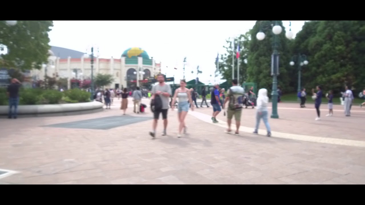 The way to Disney land Paris and الطريق الى دزني لاند باريس بالقطار مع التذاكر