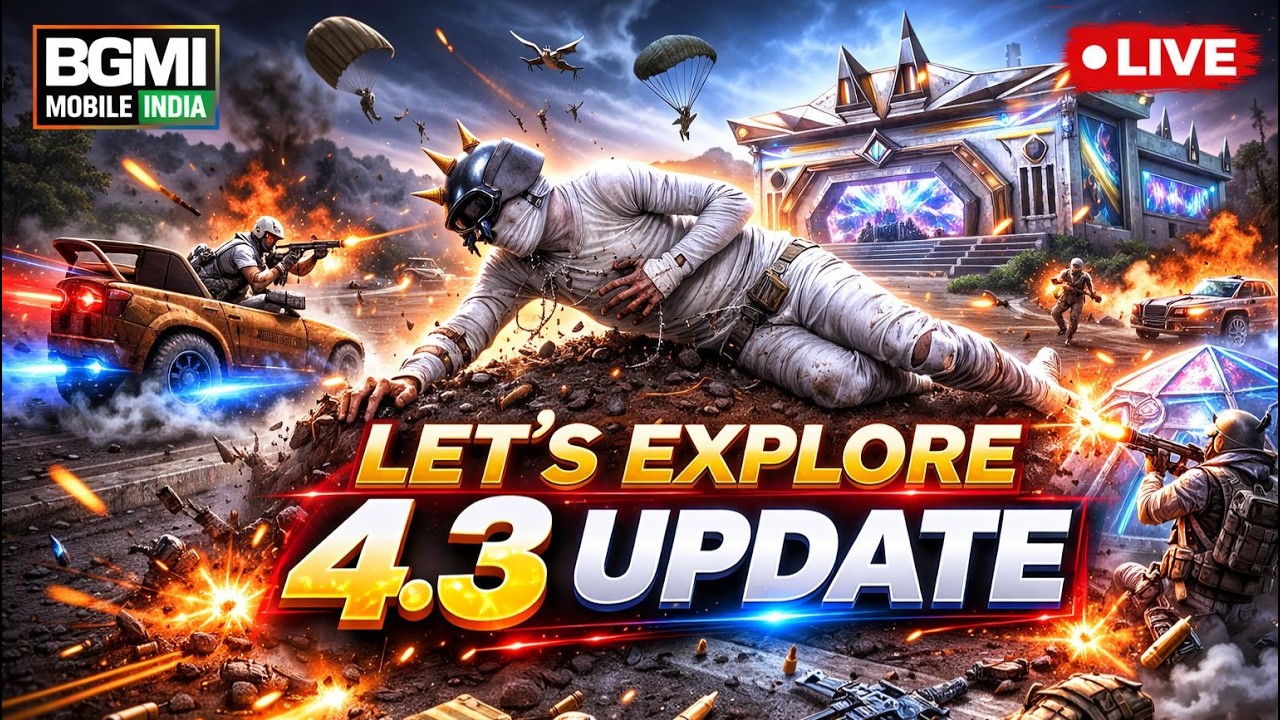EXPLORING THE NEW 4.3 UPDATE  | BGMI LIVE | UNKNOWN GAMING