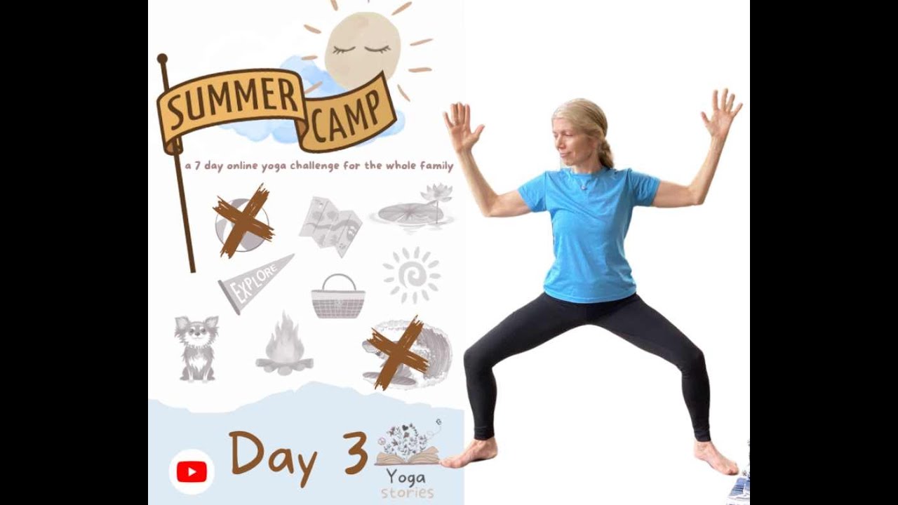 Yoga Story Summer Camp Challenger Day 3 #kidsyoga  #familyyoga  #yogaeveryday #yoga