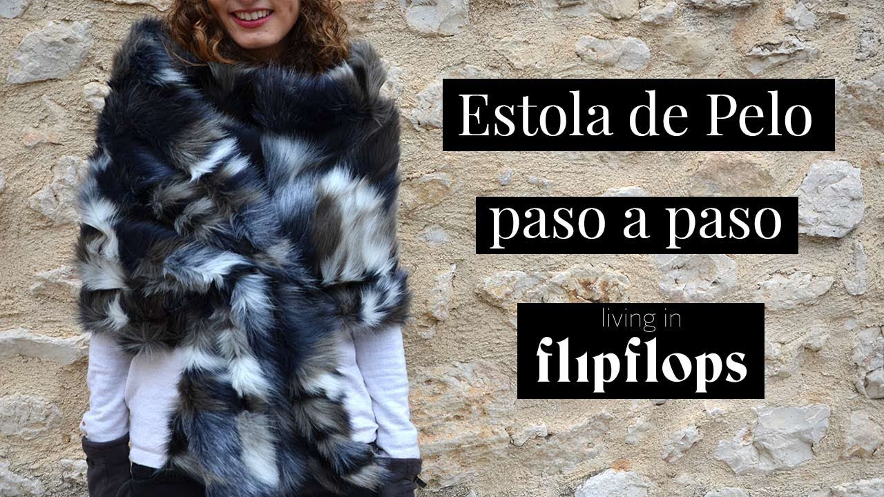 Cose Estola de Pelo paso a paso