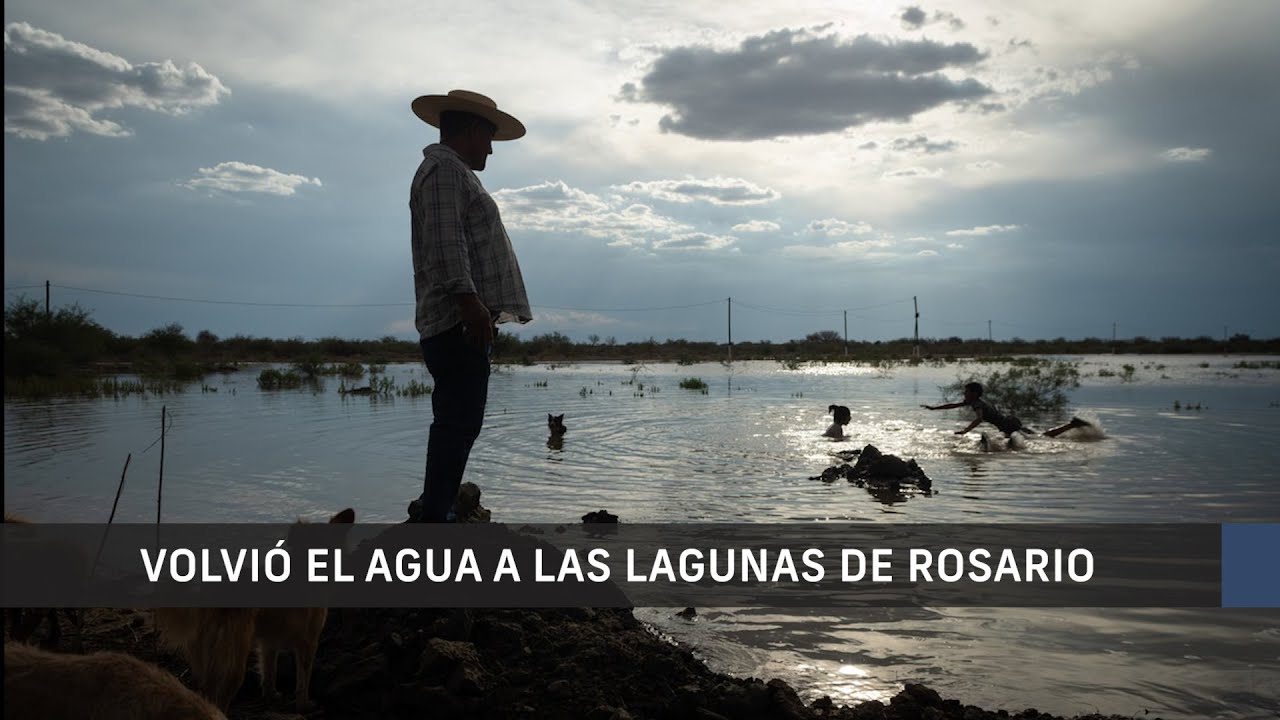 Volvió el agua a las Lagunas del Rosario