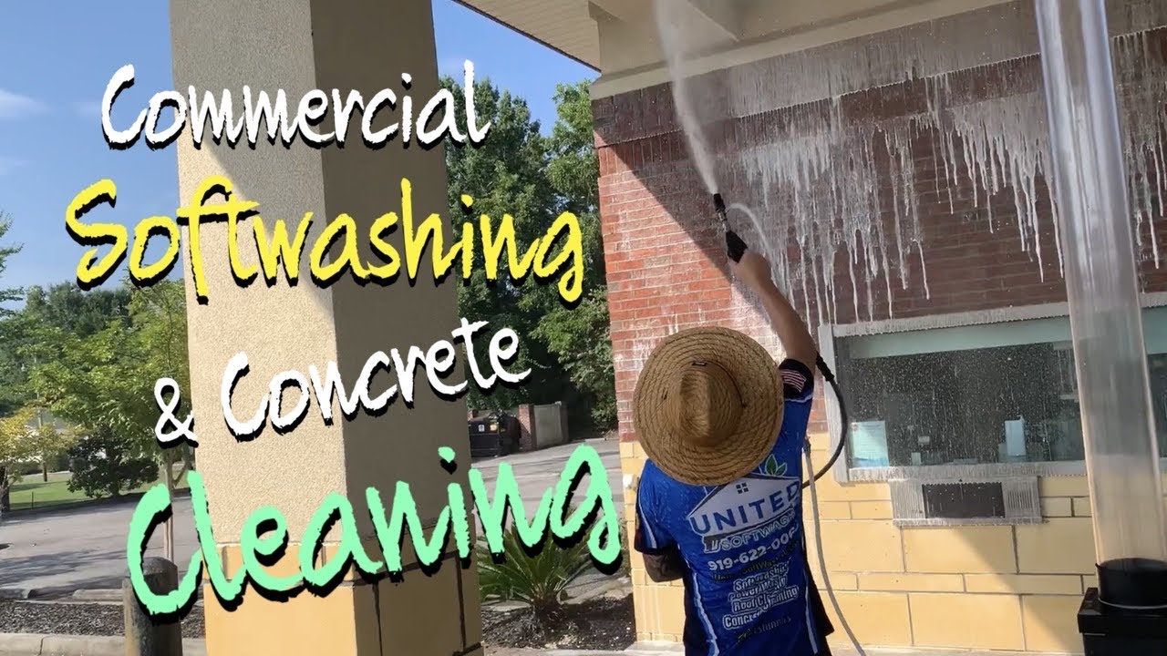 Commercial Soft Washing  and concrete Cleaning ( Oil cleanup )