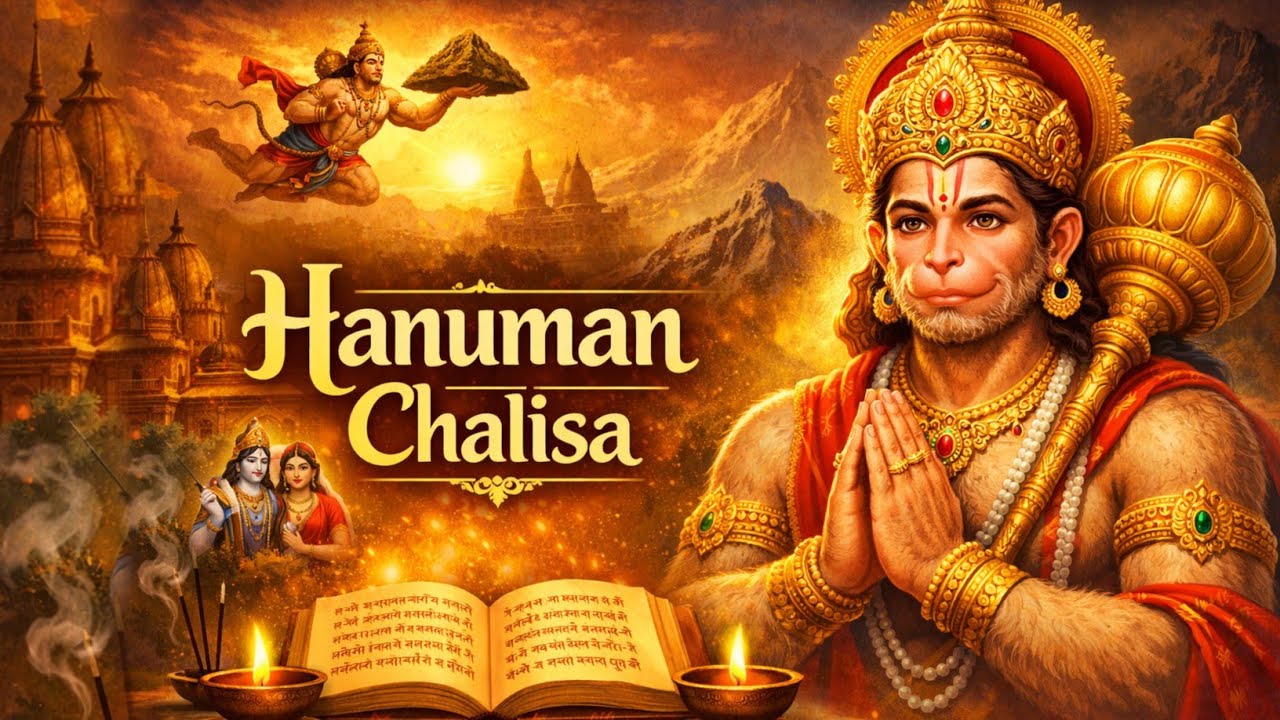 हनुमान चालीसा 💯🌺🙏Hanuman Chalisa New version 2026