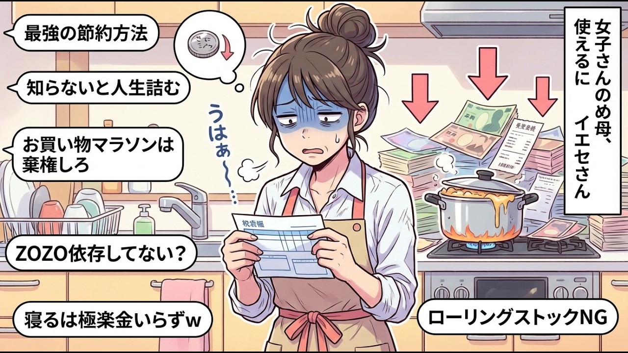 【ガルちゃん有益】知らないとヤバい！最強の節約術を教えるよww【ガルちゃん雑談】【更年期キツイ】