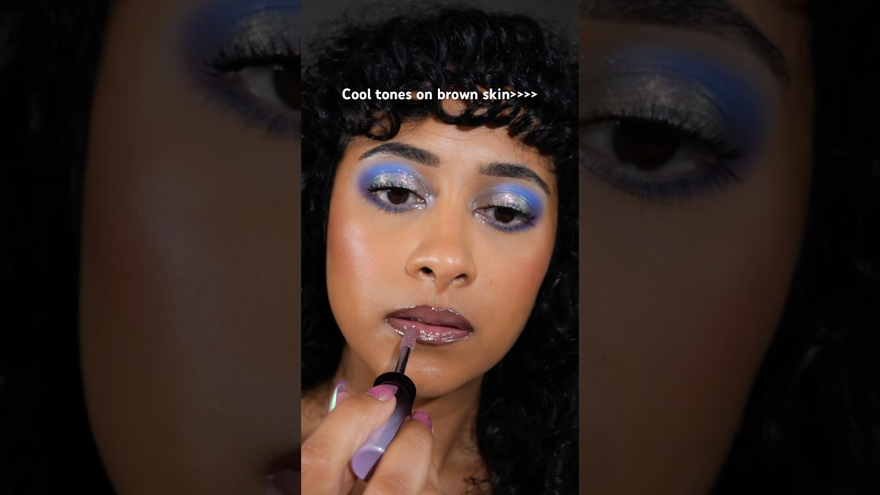 Give cool toned makeup a chance! #makeup #colorfulmakeup #eyeshadowtutorial #makeuptips #cooltones